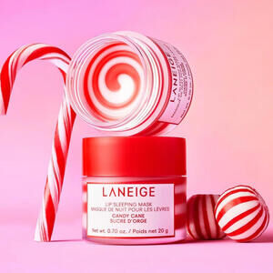Gently tested-LANEIGE CANDY CANE LIP SLEEPING MASK (no retail box)